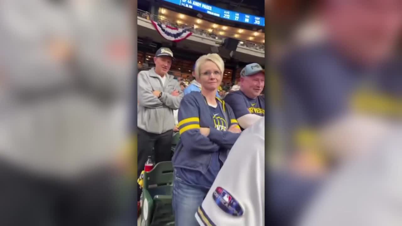 Brewers fan says ‘call ICE’ on Latino Dodgers fan; woman now out of job 4 dodgers brewers fan dispute monvo 00.00.13.52 02ZOdS