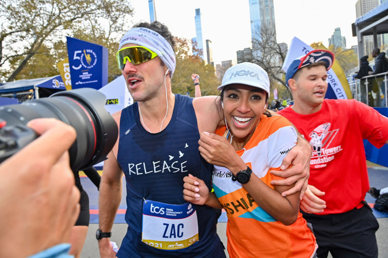 The hottest celebrity accessory this fall? A marathon medal. 3 2021 TCS New York City Marathon