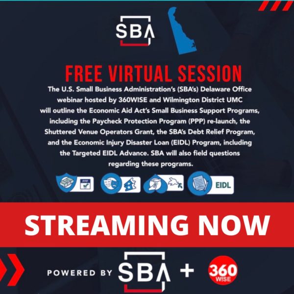 SBA Delaware Free Virtual Webinar