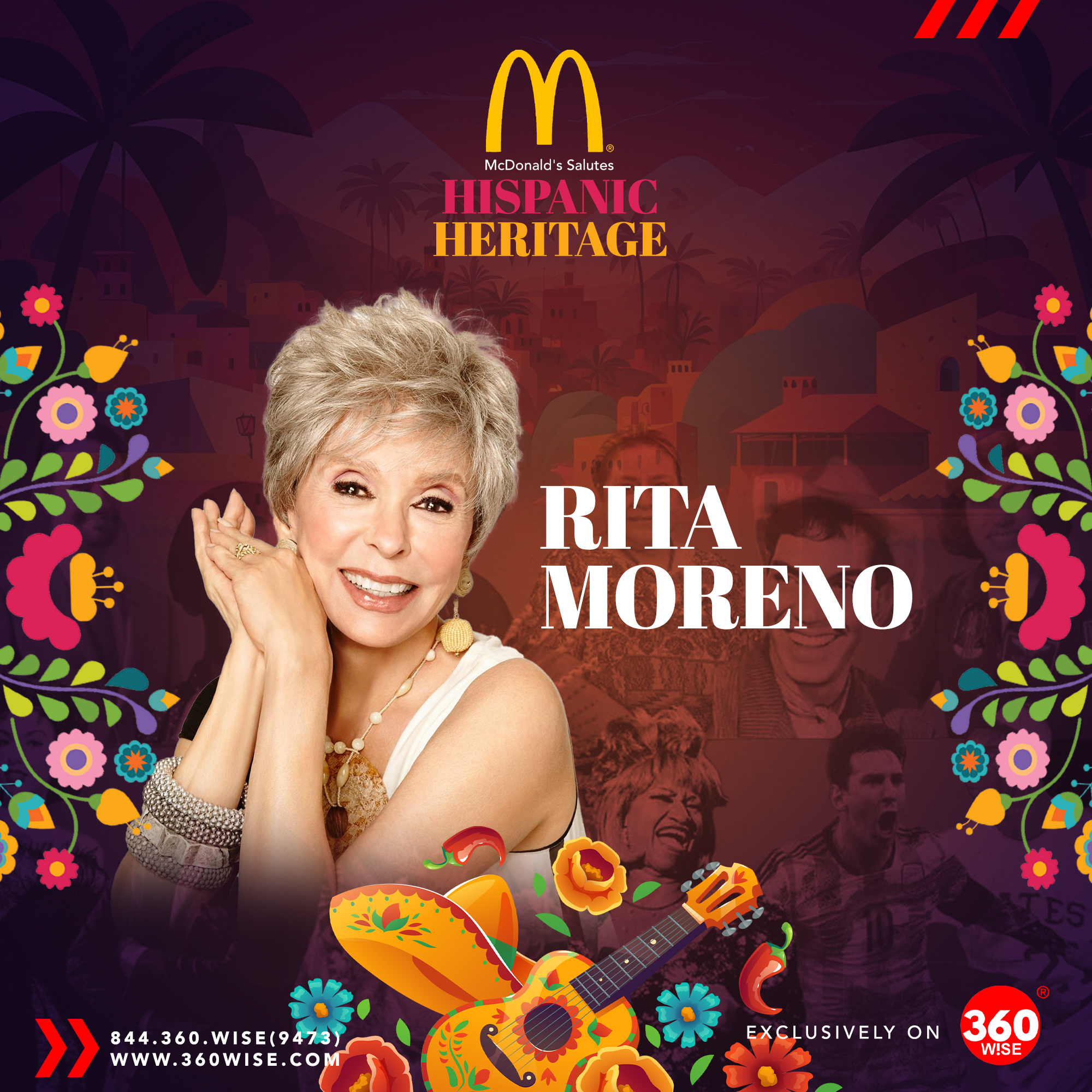 McDonald's Hispanic Heritage Month Salutes Rita Moreno - Powered By 360WiSE