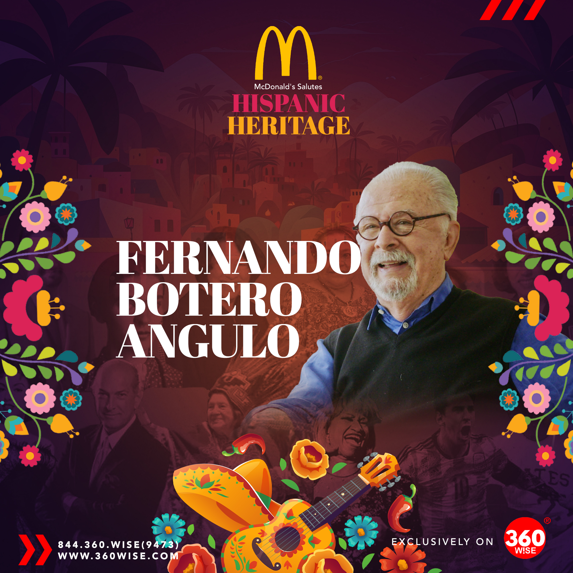 Fernando Botero Angulo  - McDonald's Hispanic Heritage - 360WiSE