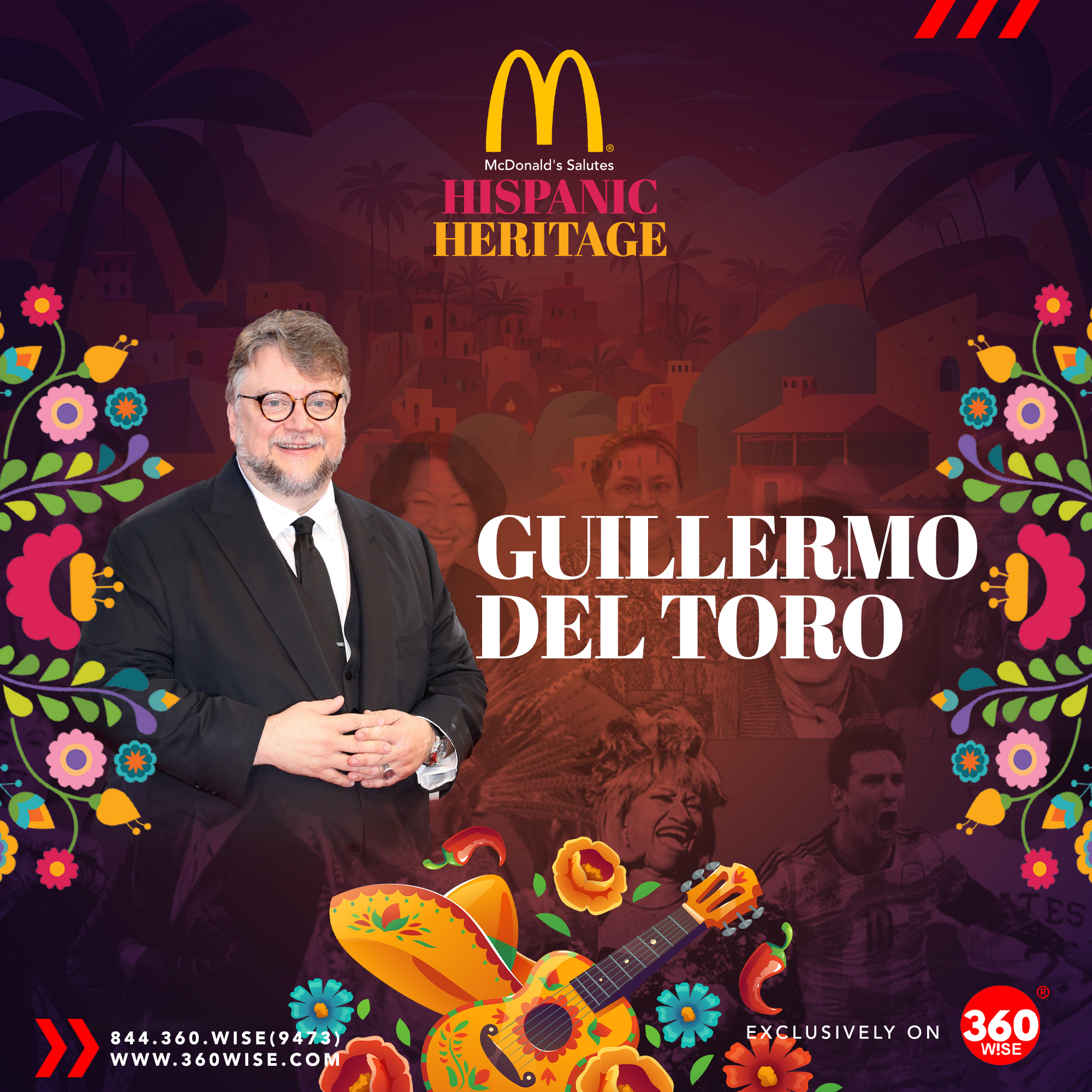 McDonald's Hispanic Heritage Month Salutes - Guillermo Del Toro - Powered By 360WiSE