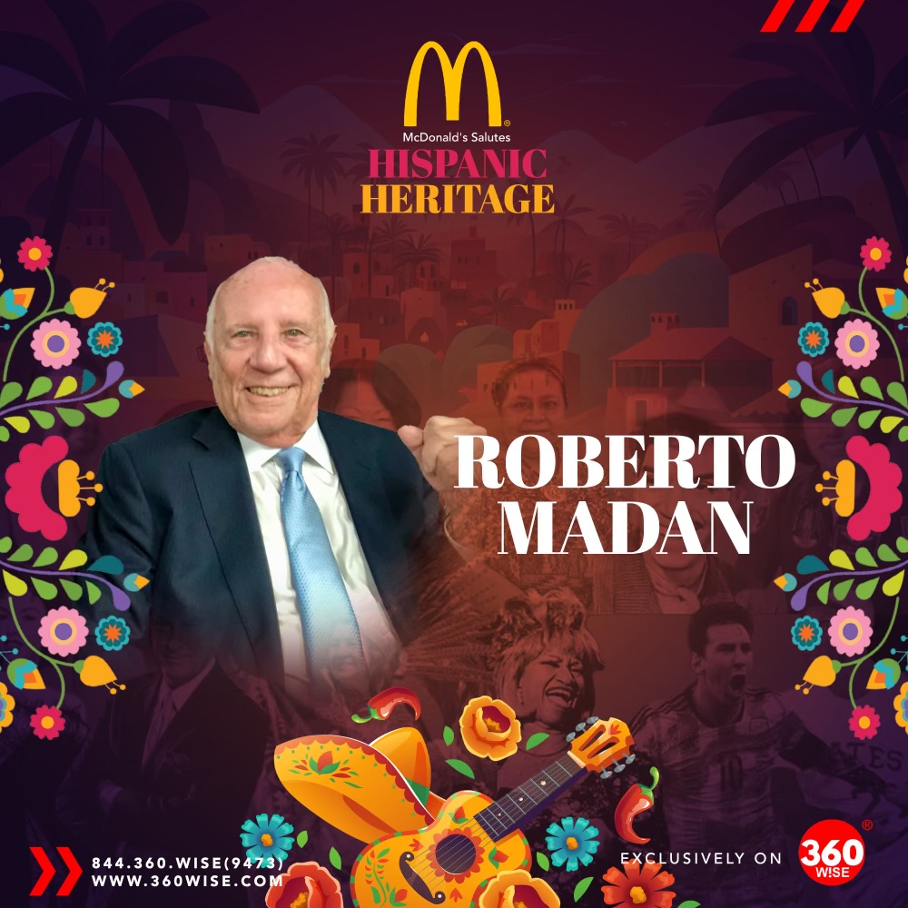 Roberto Madan, Chairman of the local HACER Scholarship Program and McDonald’s Owner/Operator.