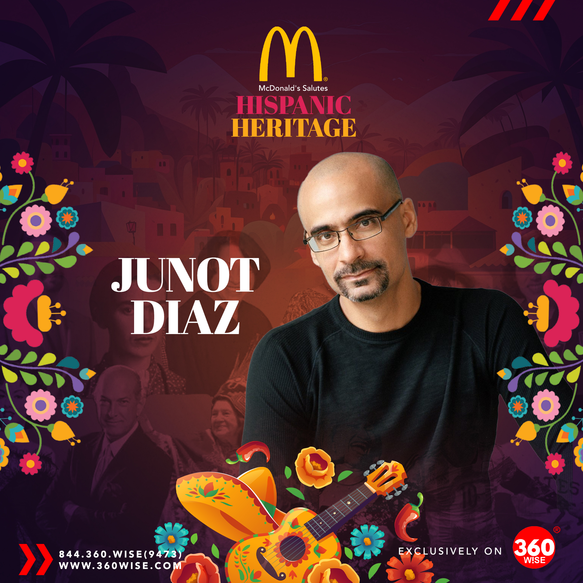 Junot Diaz - McDonald's Hispanic Heritage - 360WiSE