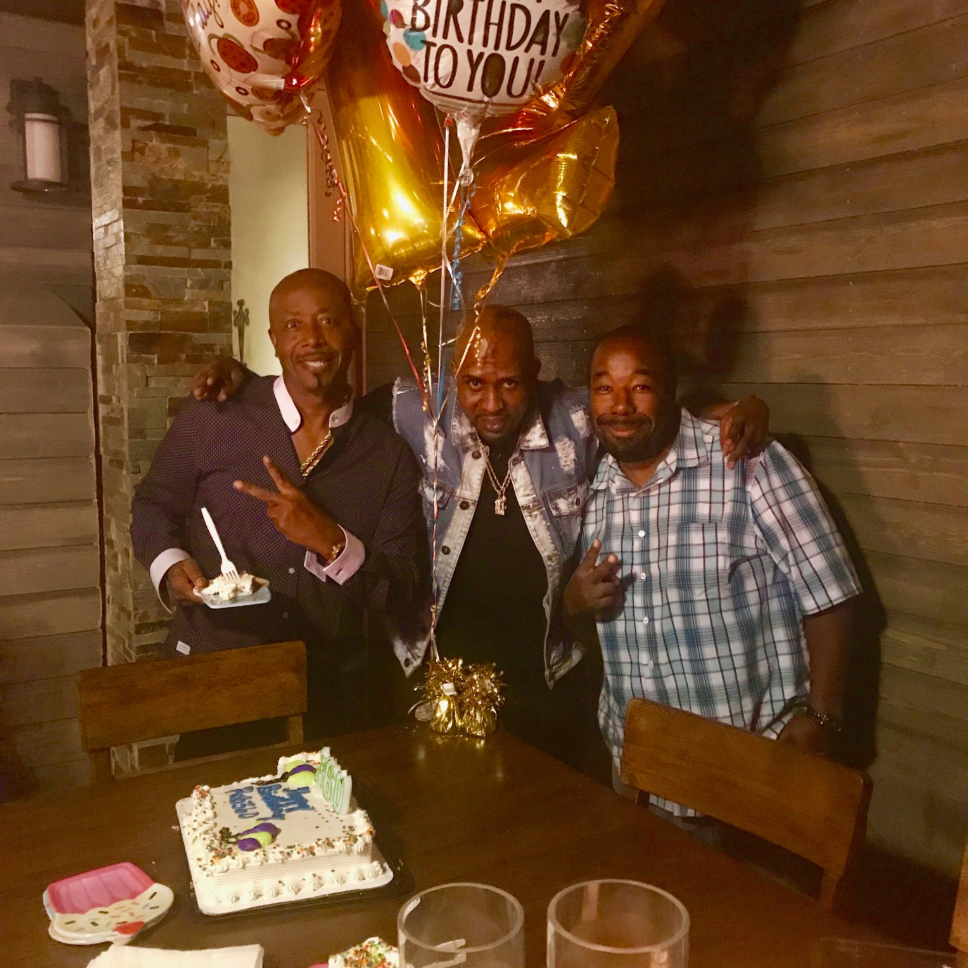 Surprise Birthday Party at MCHammers Ranch up in the grape valleys of California with immediate Family only.