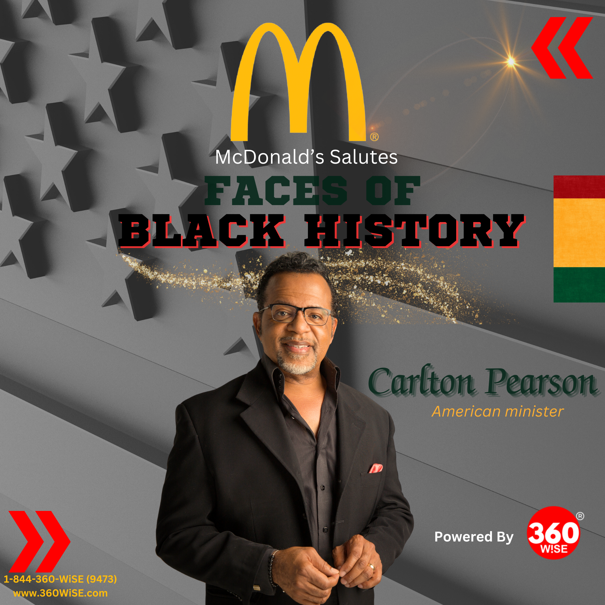 McDonald's Faces of Black History Salutes Carlton Pearson. Powered by 360WiSE