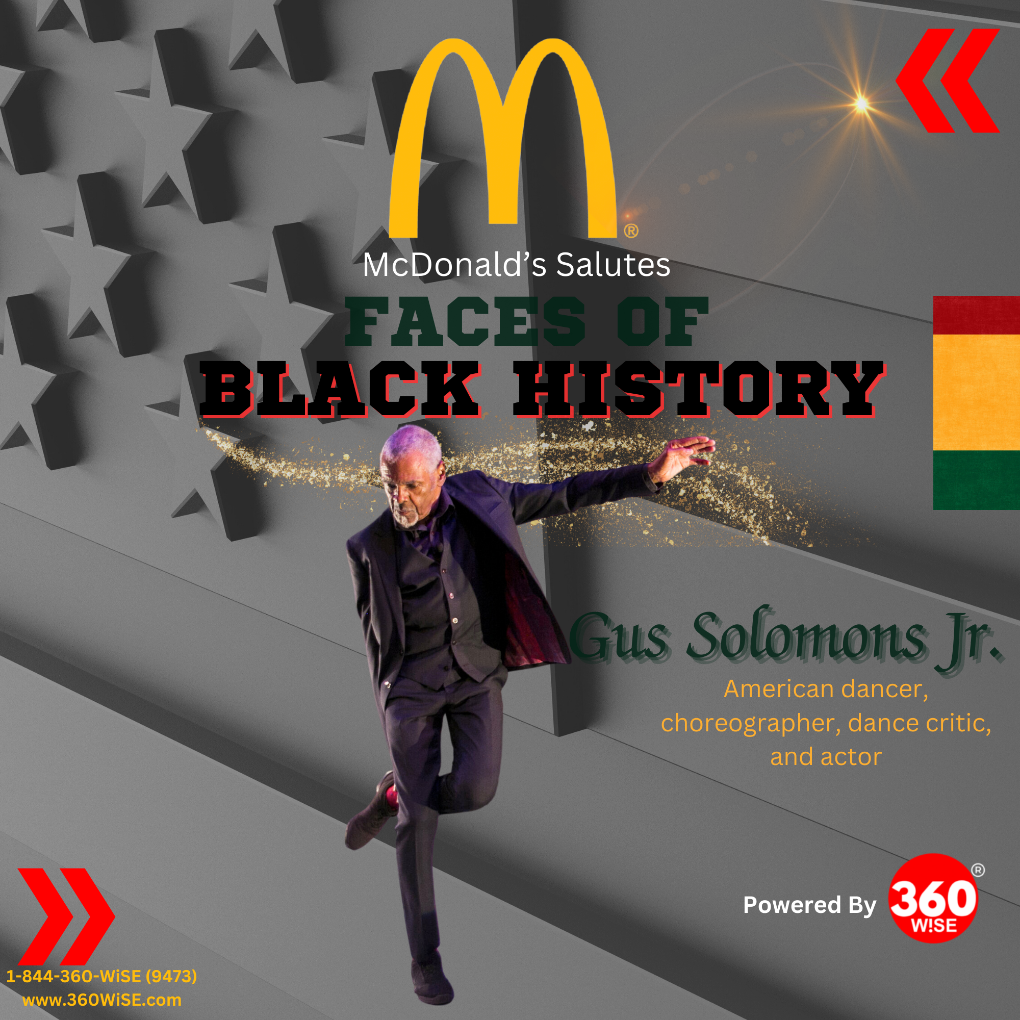 McDonald's Faces of Black History Salutes Gus Solomons Jr. Powered by 360WiSE