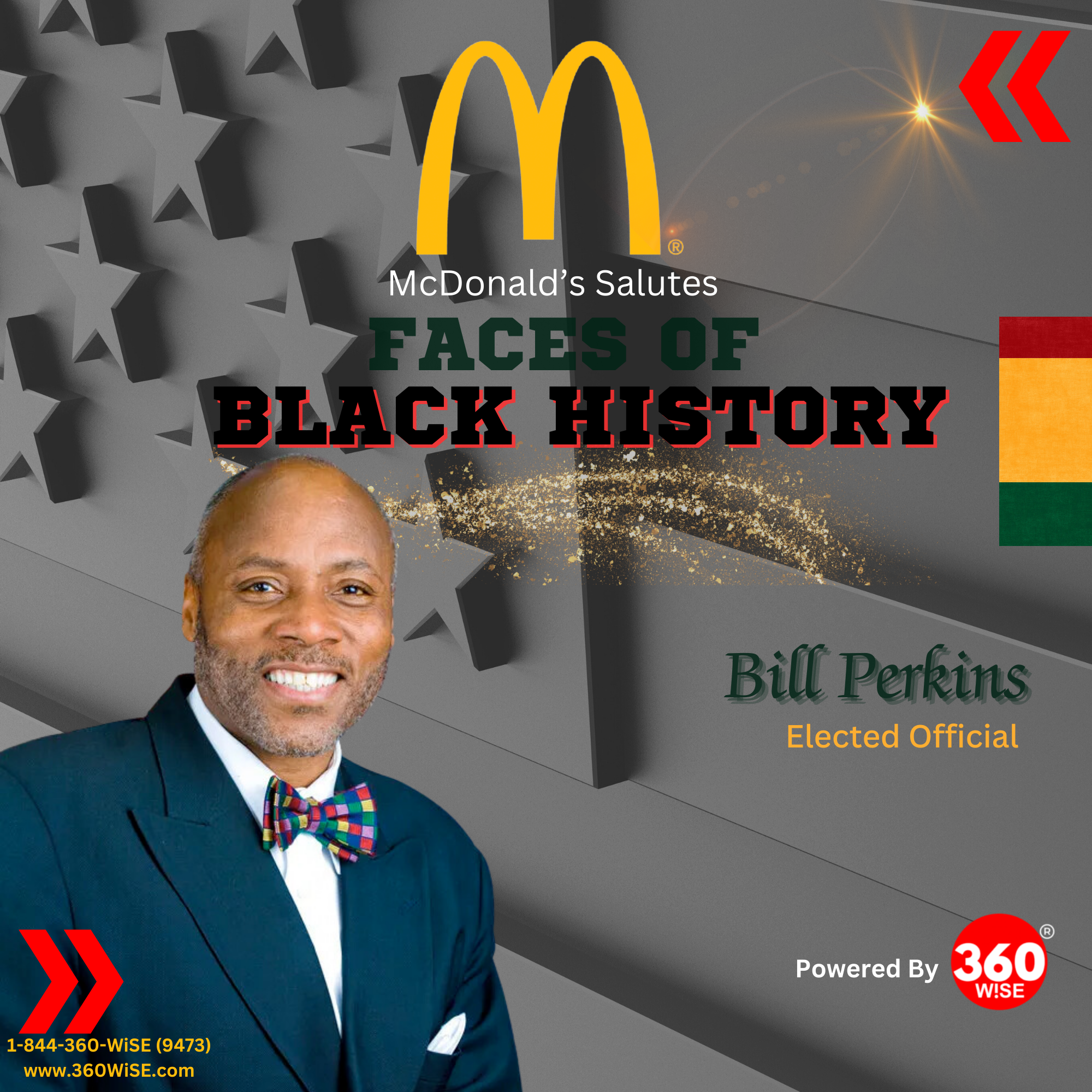 McDonald's Faces of Black History Salutes Bill Perkins. Powered by 360WiSE