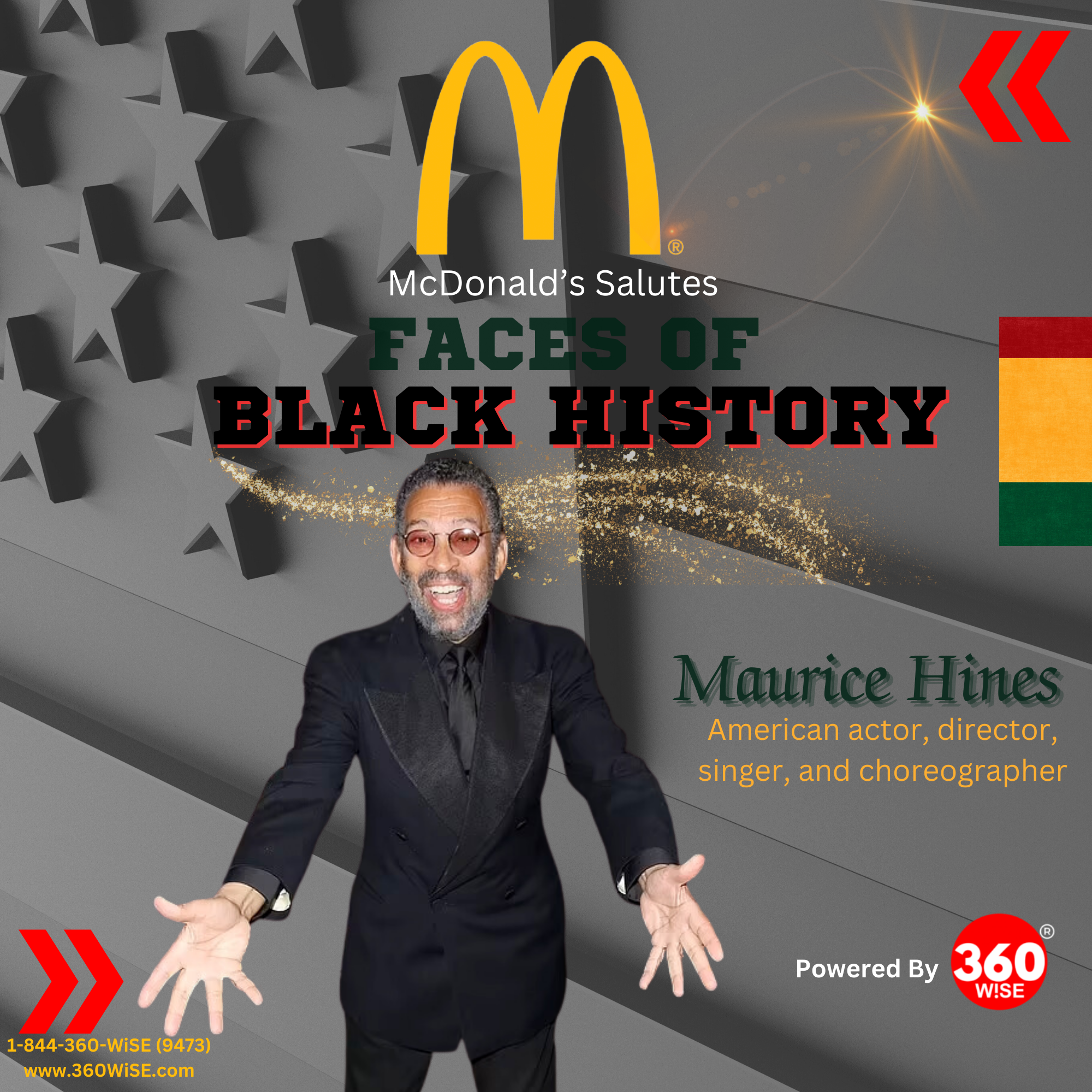 McDonald's Faces of Black History Salutes Maurice Hines. Powered by 360WiSE
