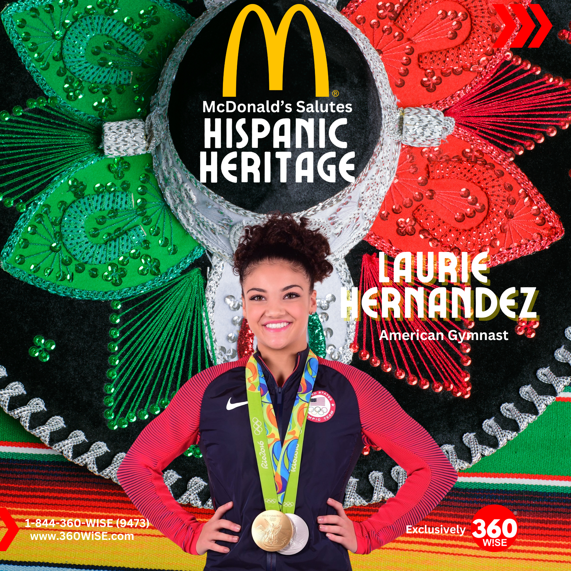 Lauren Zoe Hernandez Honored with McDonald's Hispanic Heriatige tribute