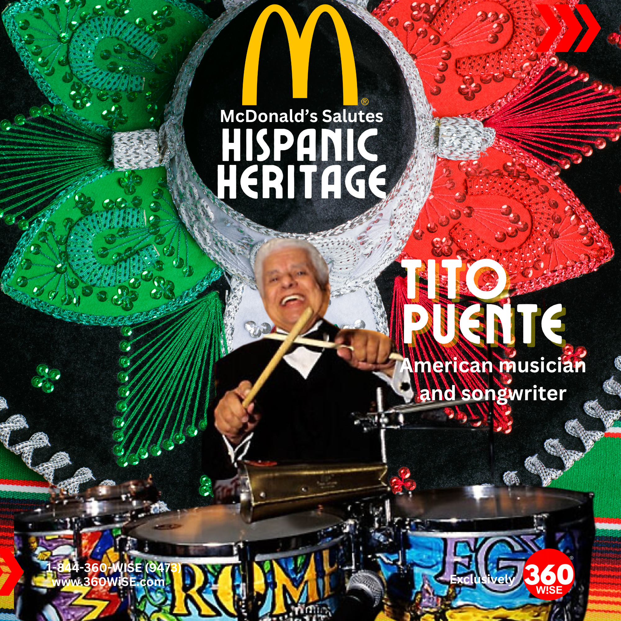 Tito Puente is celebrated on Hispanic Heritage Month with McDonald's