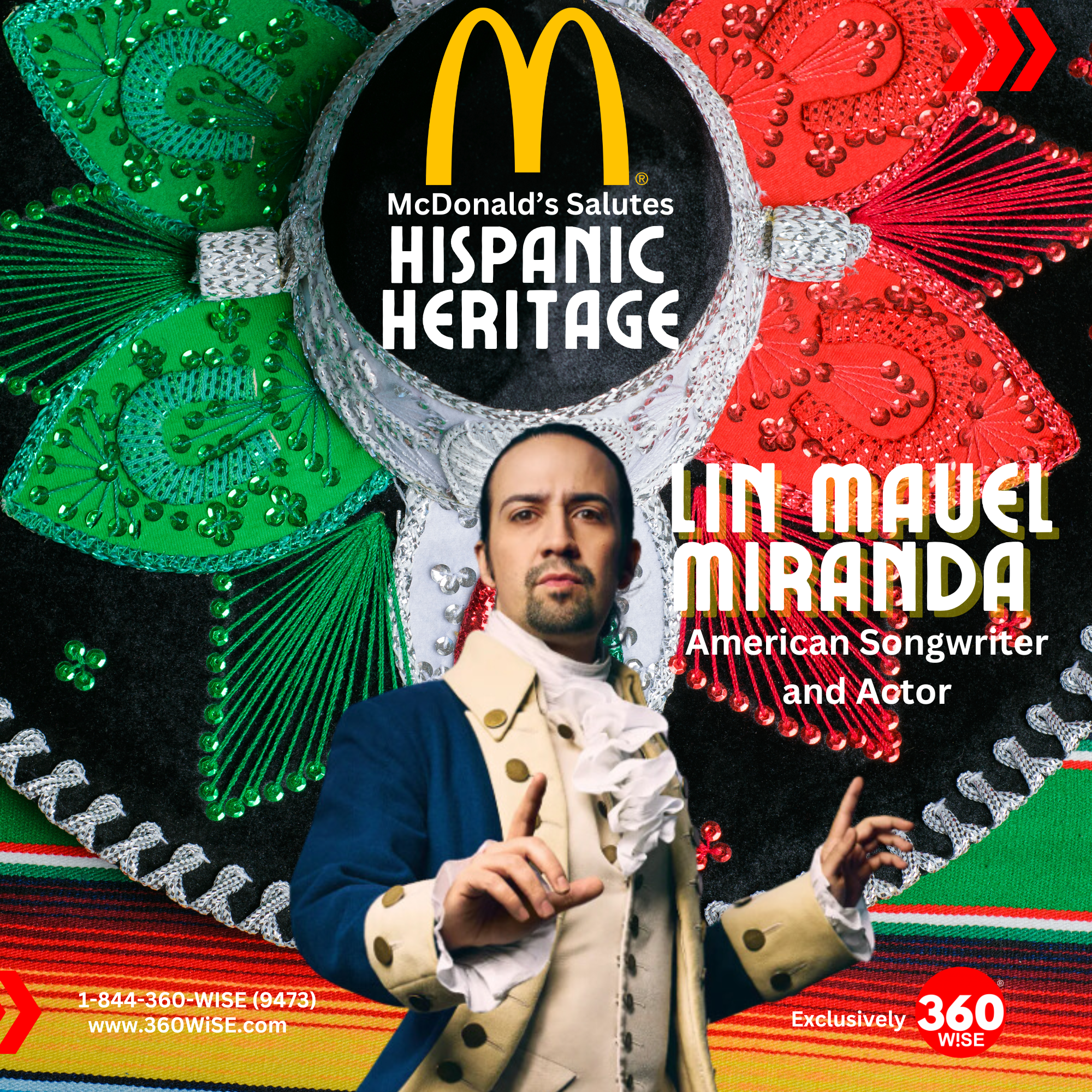 McDonalds and Lin Mauel Miranda on Hispanic Heritage live on 360Wise