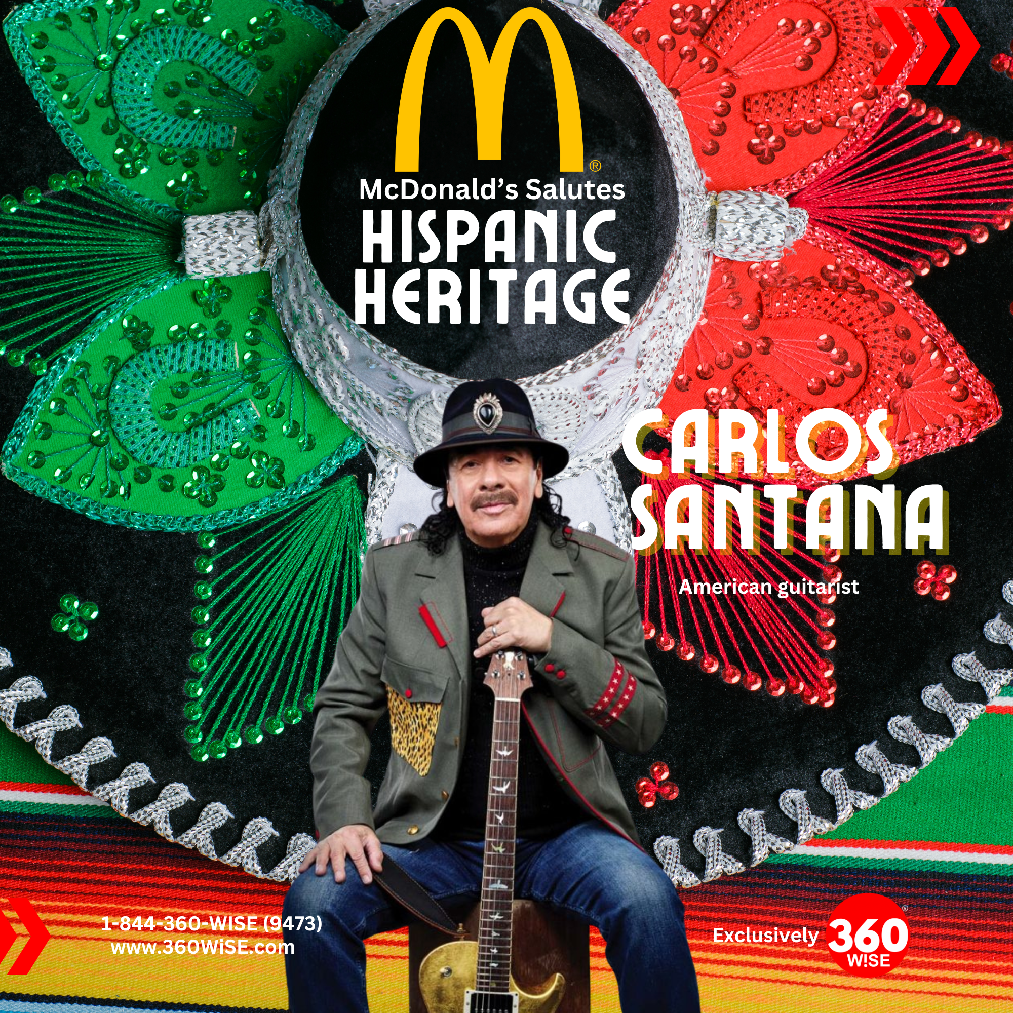 Honoring Carlos Santana with McDonald's for Hispanic Heritage