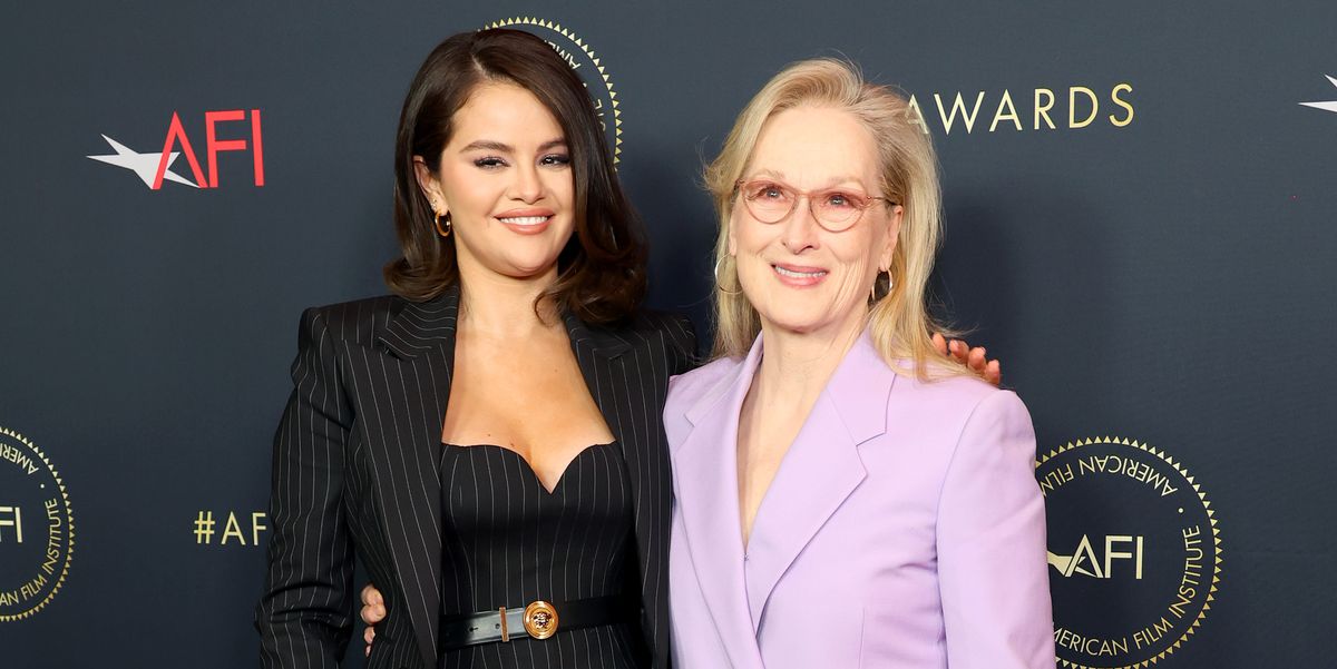 selena gomez and meryl streep attend the afi awards news photo 1758993500 nV74JE