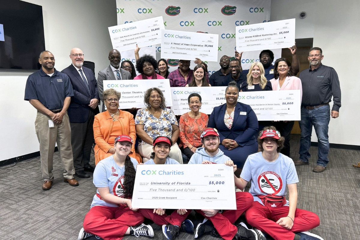 Cox Communications announced on Wednesday that it awarded 35000 to seven local nonprofits through its Cox Charities Investments Grants program. Courtesy of Cox Communications b20zOV