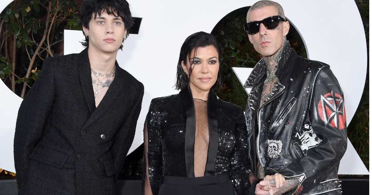 Kourtney Kardashian London Barker and Travis Barker dtODcO