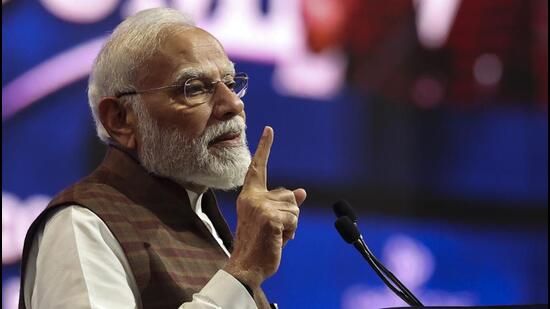 Prime Minister Narendra Modi addresses the NDTV W 1760728289143 qnTMC5