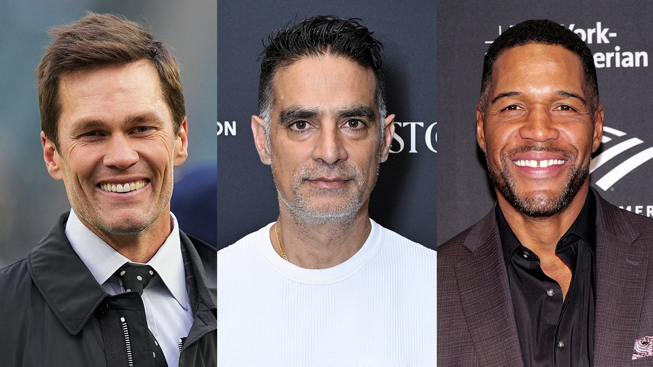 Tom Brady Gotham Chopra and Michael Strahan Split Getty H 2025