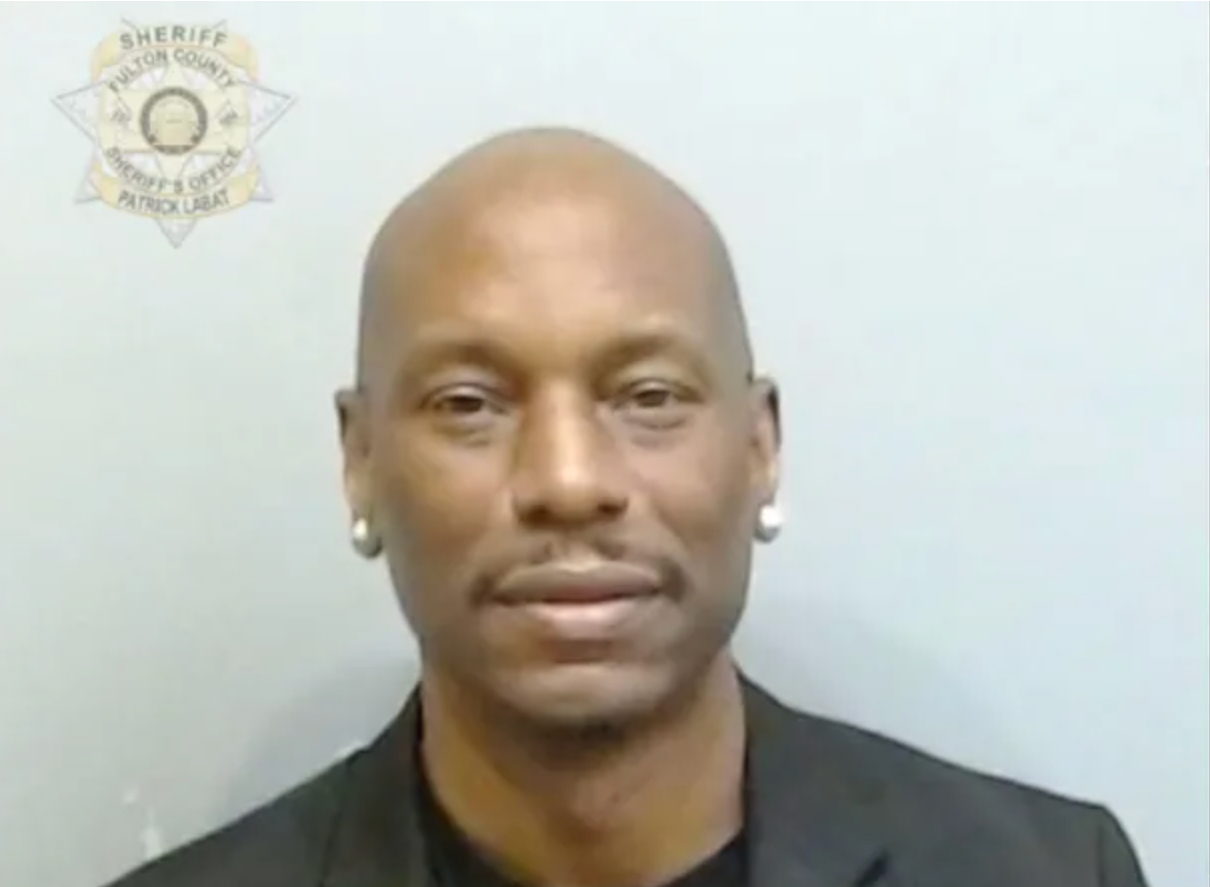 Tyrese Gibson Fulton County mug shot AgfBhP