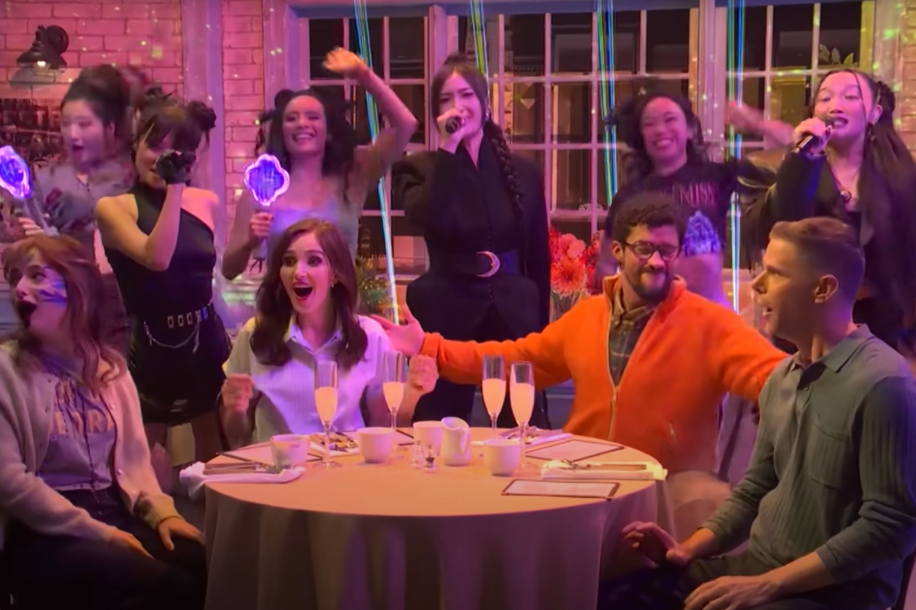 Bad Bunny Summons HUNTR/X in ‘KPop Demon Hunters’ Sketch on ‘SNL’: Watch 5 hunter x bad bunny snl 2025 billboard 1800 3oc3mg
