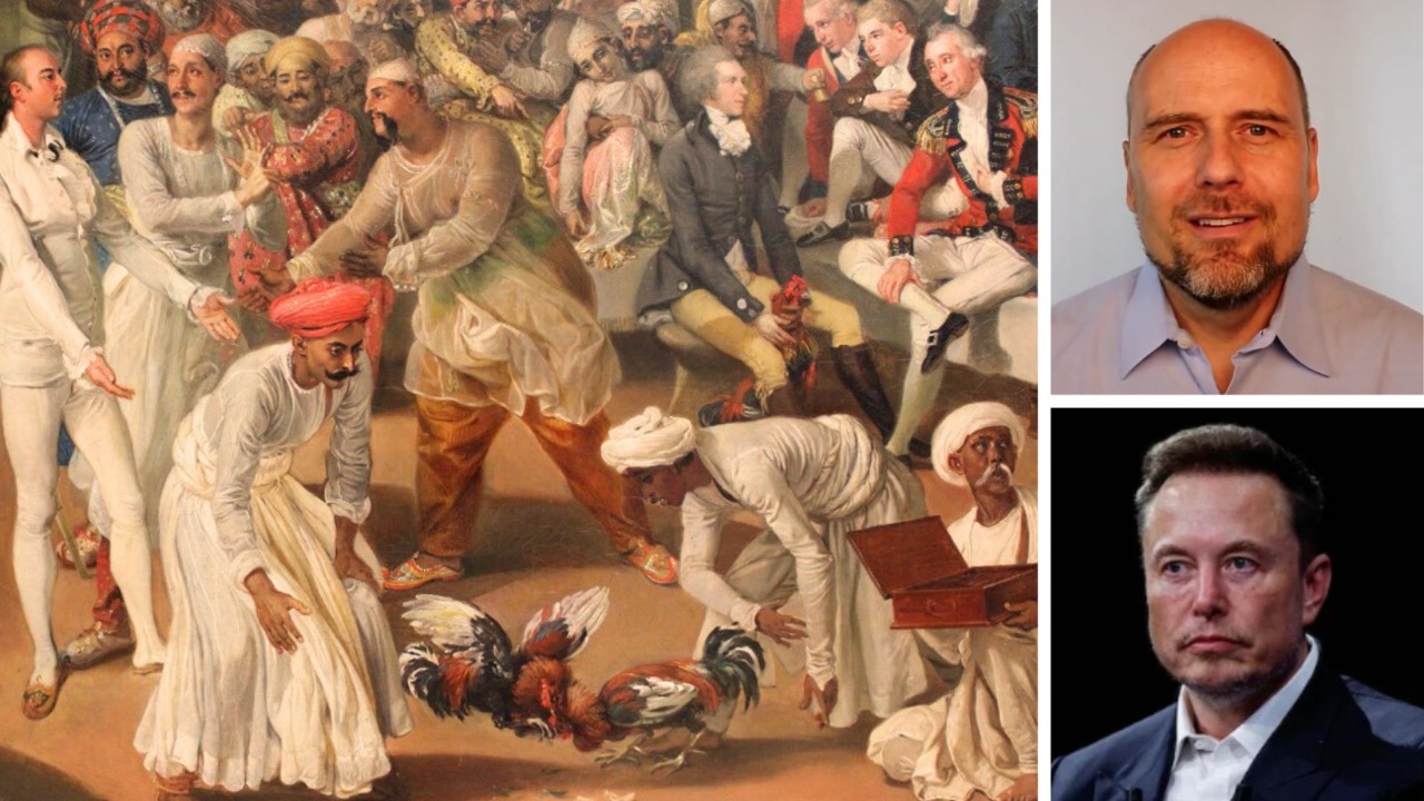 sharing the 18th century cock match painting of colonel mordaunt stefan molyneuxs post denying br 032608457 16x9 0 I3MArY