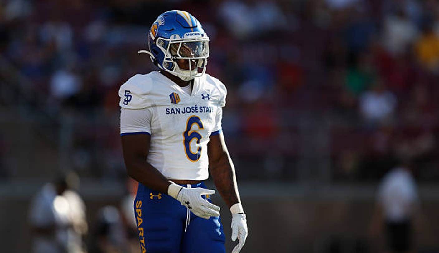 stanford california jabari bates of the san jose state spartans looks on in the first half cppGEa