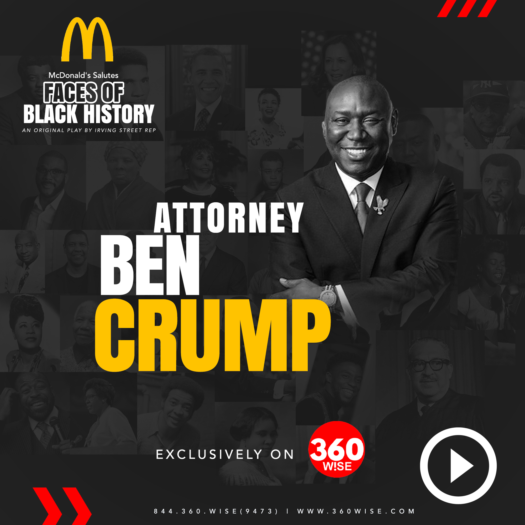 Experience the McDonald's Faces of Black History play, streaming on 360WiSE TV. Join us in celebrating Black excellence and the achievements of influential individuals in our community.